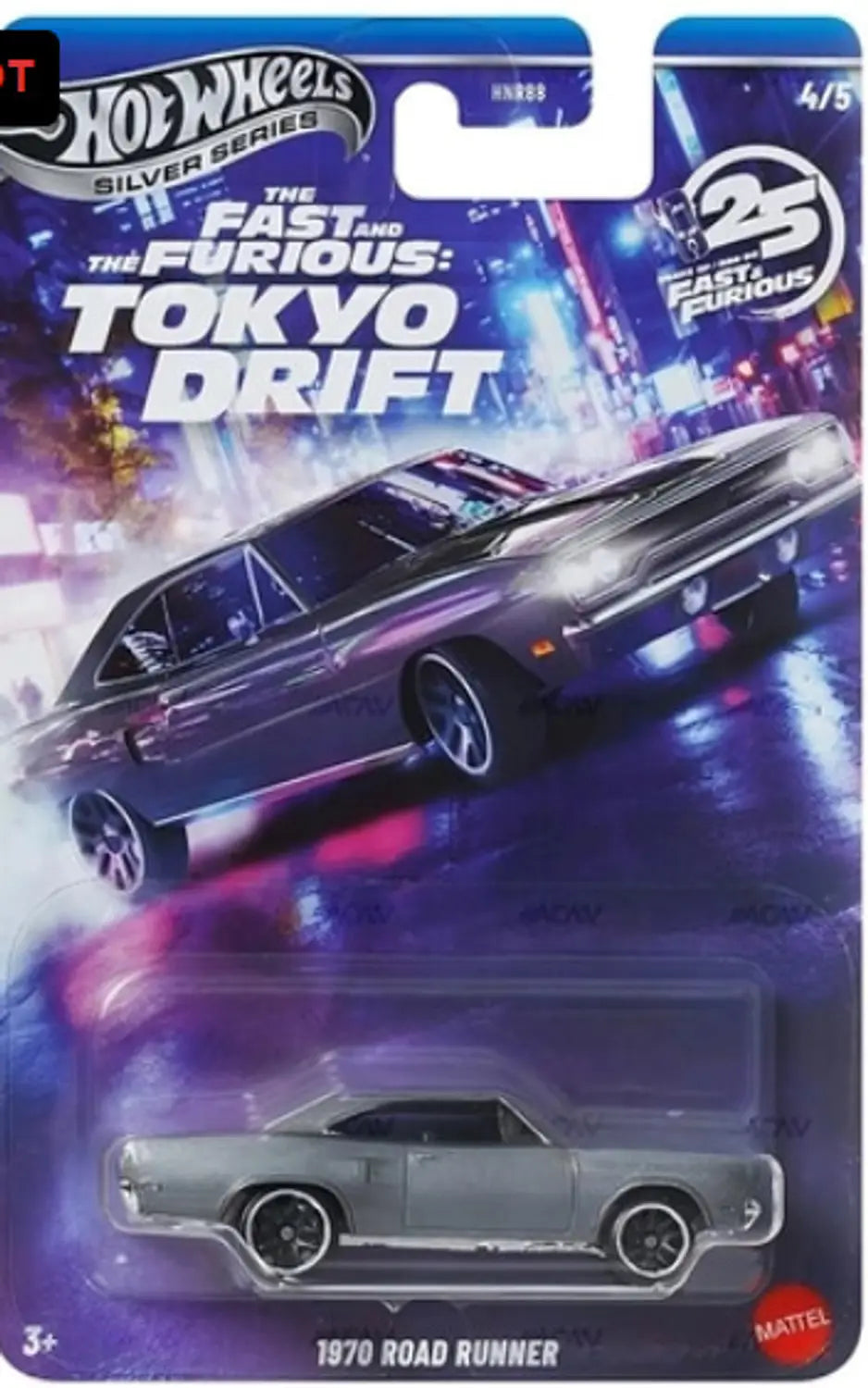 HOT WHEELS 2025 Silver Series Fast & Furious Tokyo Drift 1970
