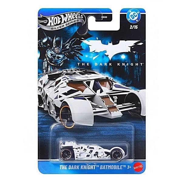 Hot Wheels Toy Car, Batman-Themed 1:64 Scale Dark Knight Batmobile Die-Cast Vehicle, Popular Hero or Villain Casting from The Global Franchise