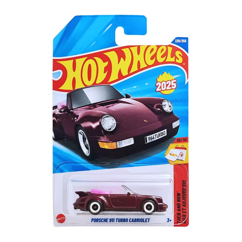 Hot Wheels 2025 Porsche 911 Torbo Cabriolet (Purple)