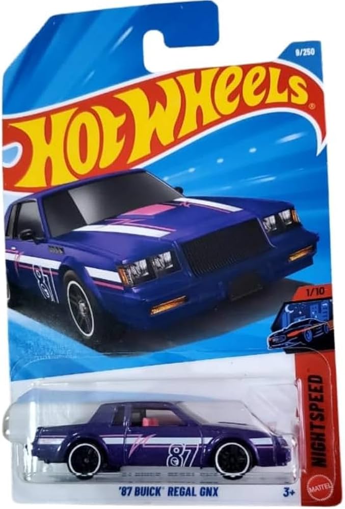 Hot Wheels '87 Buick Regal GNX (Treasure Hunt) + Batman 5 pack 2025 + HW Fun Park 5 Pack (Combo)