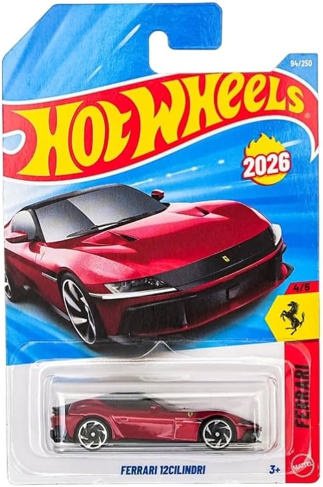 Hot Wheels Ferrari 12Cilindri Ferrari 4/5 Red Mattel 2026 (94/250)