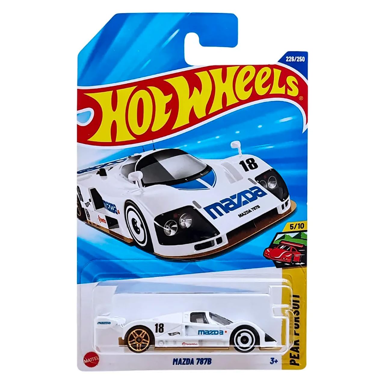 Hot Wheels 2025 Mazda 787B Peak Pursuit Ages 3 and Up 226/250 (White)