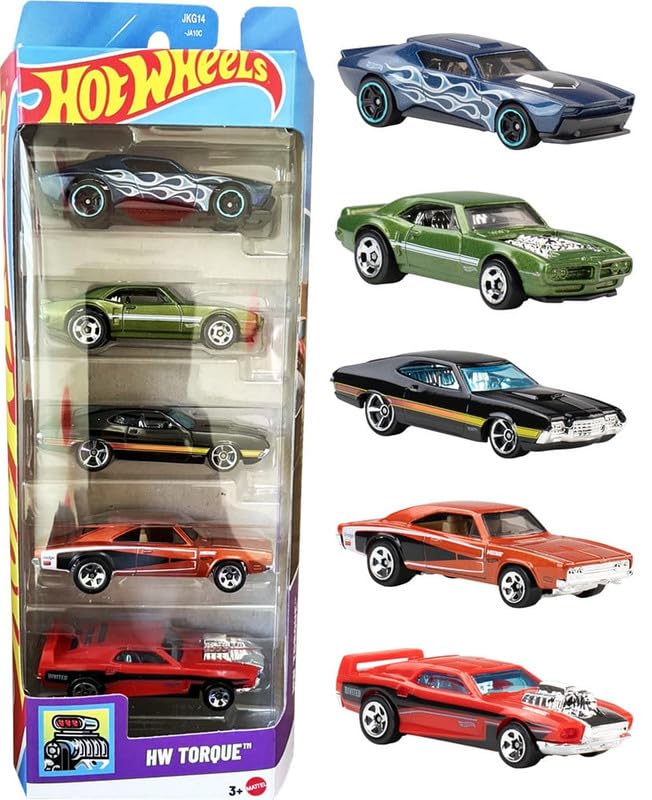 Hot Wheels Car 2026 HW Torque Pack of 5
