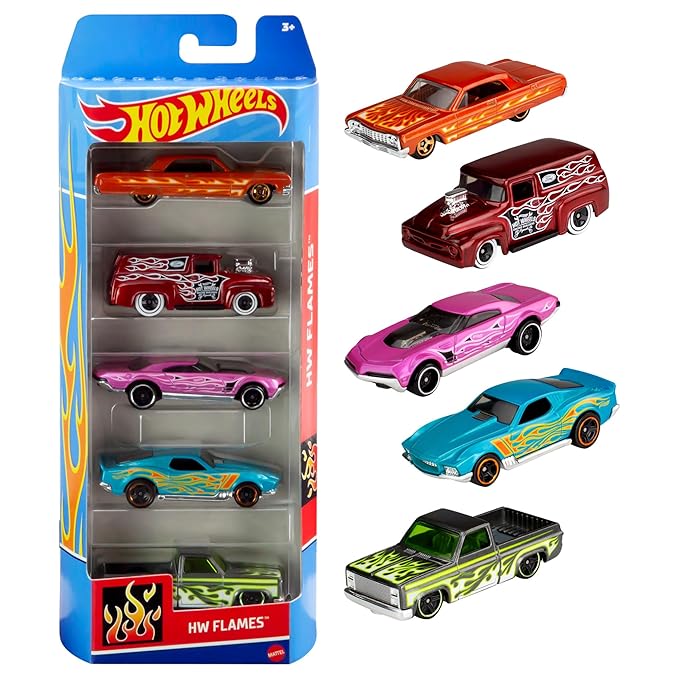 Hot Wheels 5 Pack (Colors and style will vary)