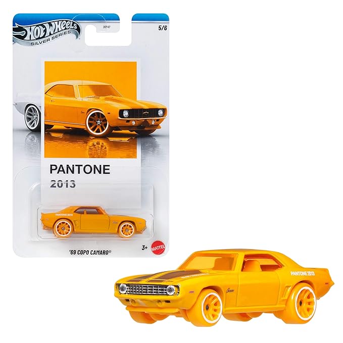 Hot Wheels Toy Car Pantone 1:64 (No Mod Mill) (Styles May Vary)