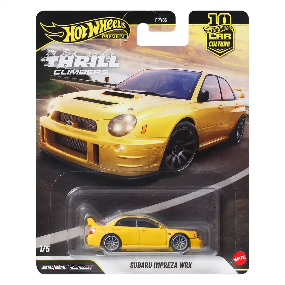 Hot Wheels Premium Car Culture SUBARU IMPREZA WRX 1:64