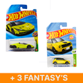 Hot Wheels 16 Lamborghini Centenario + 4 Cars (F case)