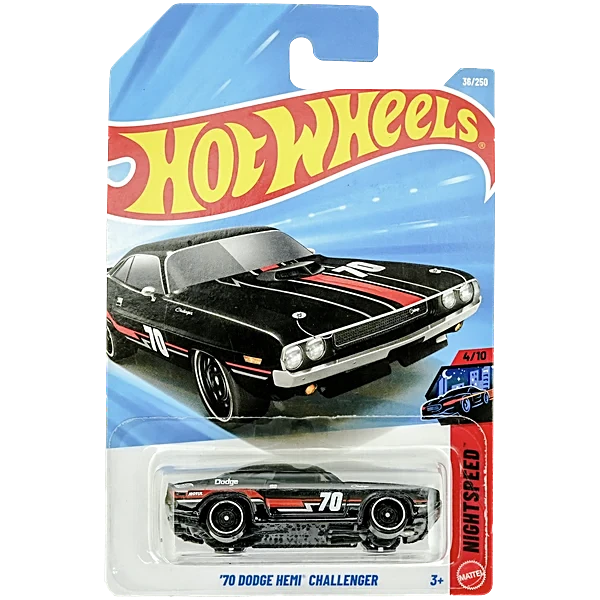 Hot wheels 70 Dodge Hemi Challenger (Damaged card)