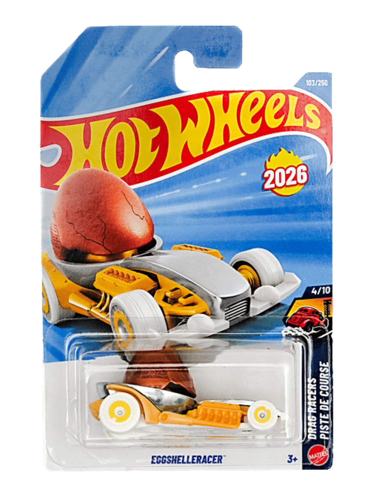 Hot Wheels EggShelleRacer - Drag Racers
