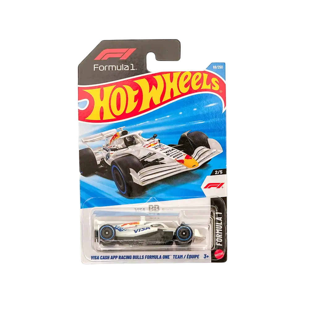 Hot Wheels Worldwide Basic Visa Cash App Racing Bulls Formula 1 Toy Car