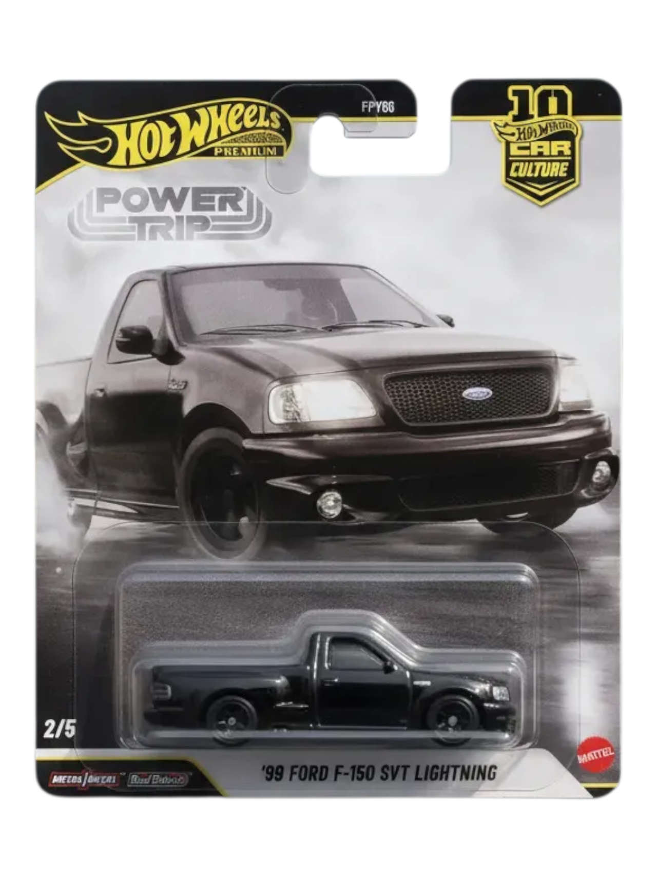 Hot Wheels Power Trip 2008 Mercedes-Benz + 99 Ford F-150 SVT Lightning Truck