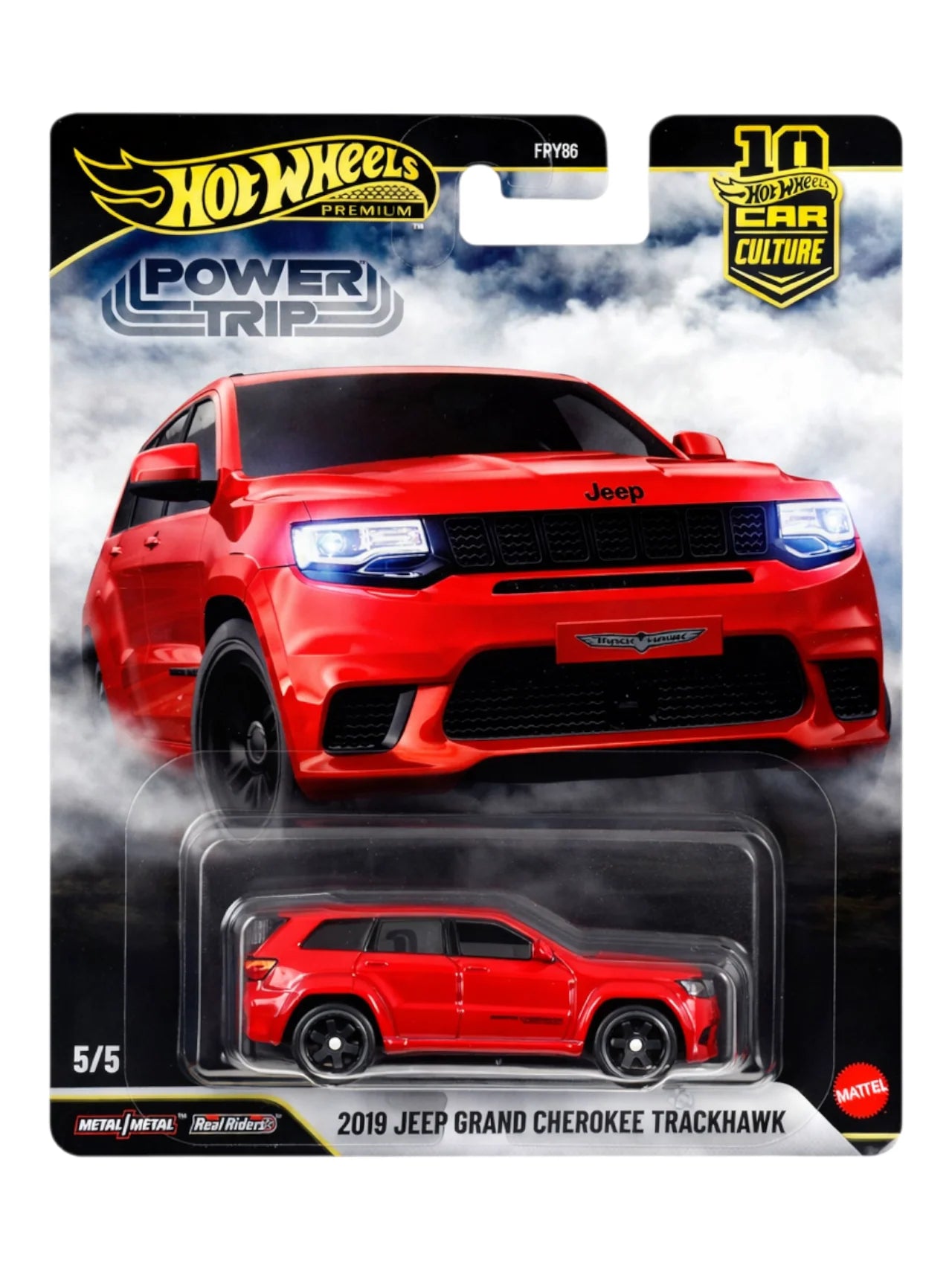 Hot Wheels Car Culture Power Trip 2019 Jeep Grand Cherokee Trackhawk